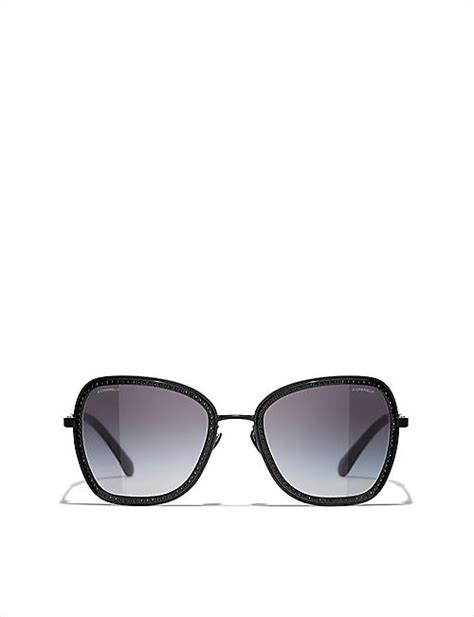 chanel round sunglasses selfridges|chanel square sunglasses for women.